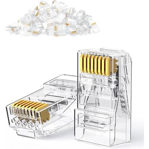 UGREEN Cat 6 Unshielded RJ45 Modular Plugs 100-Pack- UG- 60558