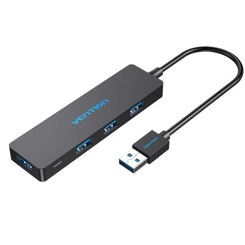 Vention 4 Ports USB3.0 HUB 0.15M Black- CHKBB