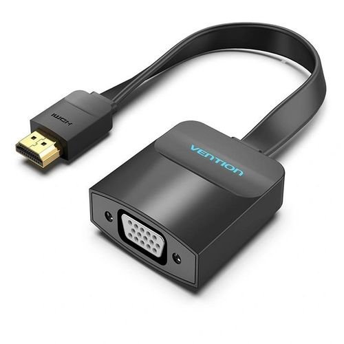 Vention Flat HDMI to VGA Converter 0.15M Black- 74345
