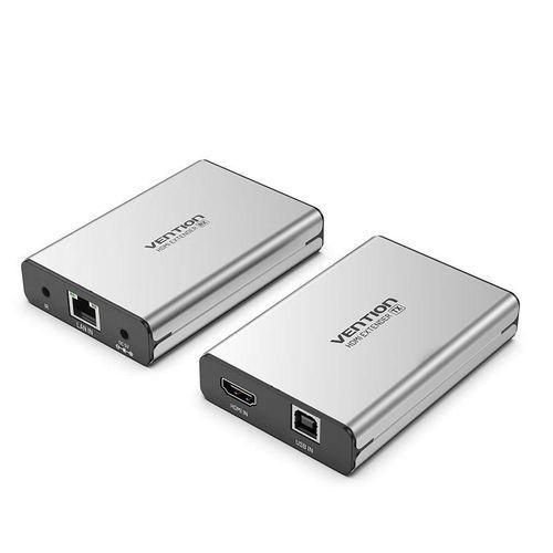 Vention HDMI Network Cable Extender 60M Gray Aluminum Alloy Type- AKGH0-UK