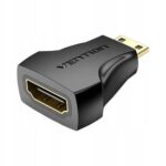 Vention Mini HDMI Male to HDMI Female Adapter Black- AISB0