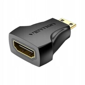 Vention Mini HDMI Male to HDMI Female Adapter Black- AISB0