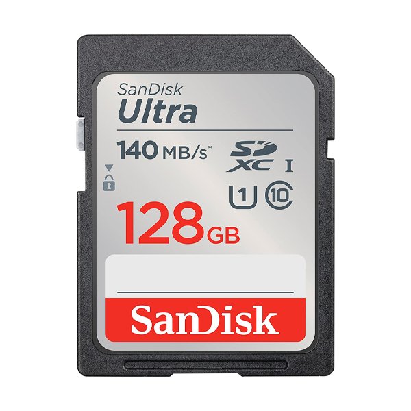 SanDisk Ultra UHS I 128GB MicroSD Card 140MB/s R, for Smartphones, 10 Y SanDisk Ultra UHS I 128GB MicroSD Card 140MB/s R, for Smartphones, 10 Y