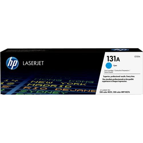 HP 131A Cyan LaserJet Toner Cartridge CF211A