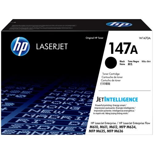 HP 147A Black LaserJet Toner Cartridge W1470A