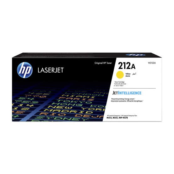 HP 212A Yellow LaserJet Toner Cartridge W2122A