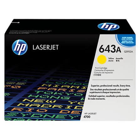 HP 643A Yellow Toner Cartridge Q5952A