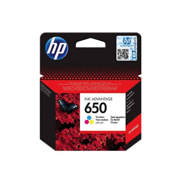 HP 650 Tri-color Ink Cartridge CZ102AE