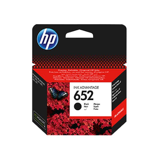 HP 652 Black Ink Cartridge F6V25AE