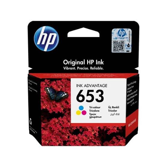 HP 653 Tri-color Ink Cartridge 3YM74AE