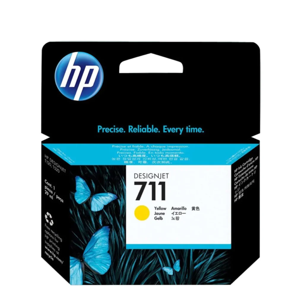 HP 711 Yellow Ink Cartridge CZ132A