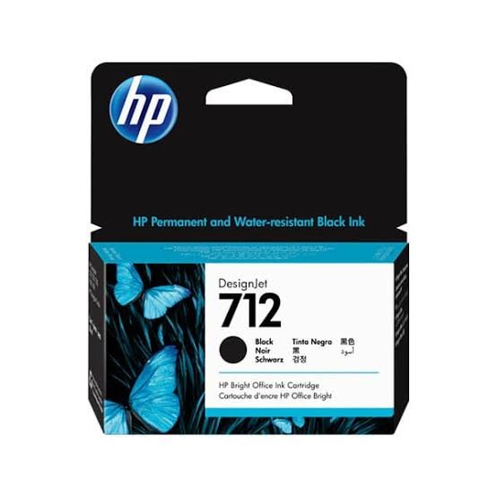 HP 712 38ml Black DesignJet Ink Cartridge 3ED70A