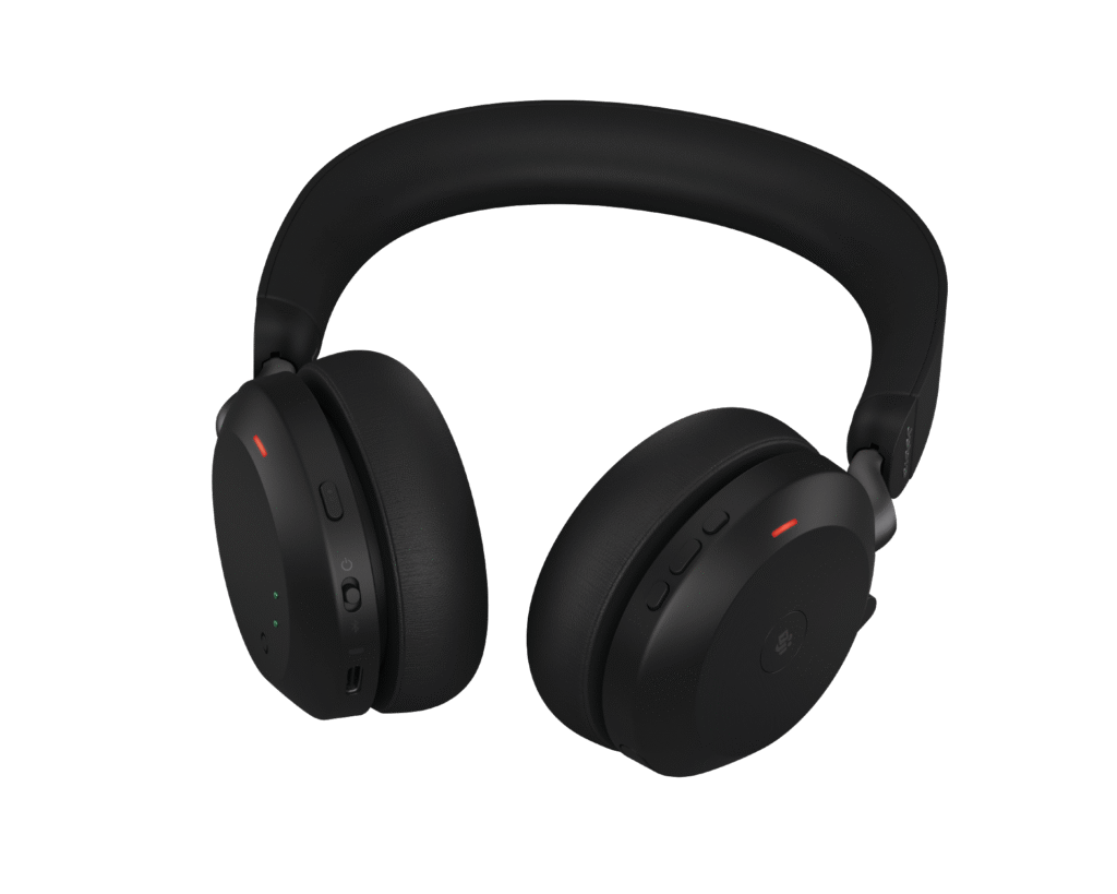 Jabra Evolve2 75 Stereo Headset with Link380a (USB-A, MS Version, Black)