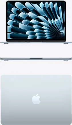 Macbook Air - M2 chip 8 core CPU - 10 core GPU, 8GB RAM, 256GB SSD, Space grey, MacOS Monterey 12, 15.3", Backlit keyboard, 1 Year warranty