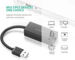 UGREEN USB 2.0 to LAN 100Mbps Adapter