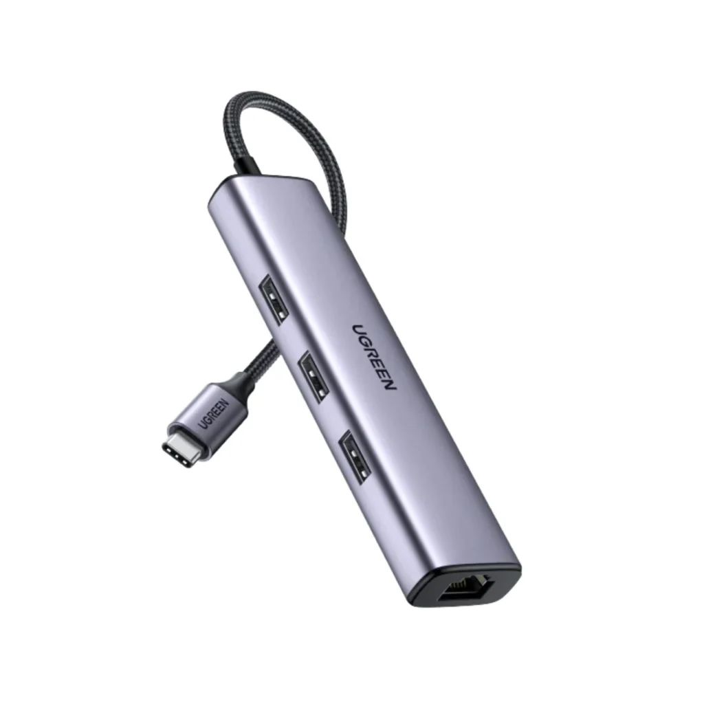 UGREEN USB to 3USB+LAN (4 in 1)