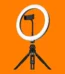 10 Inch Ring Light delivers professional illumination for photography, videography, and streaming with versatile compatibility and adjustable brightness.