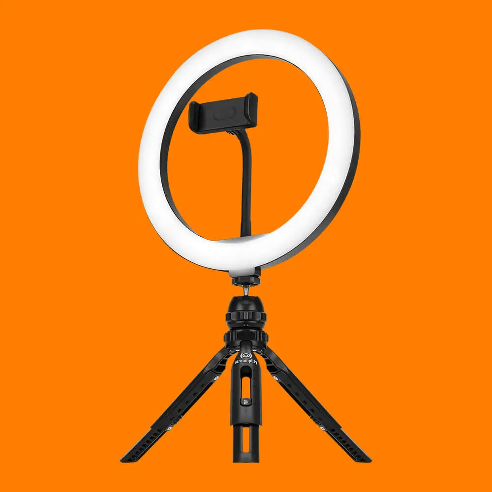 10 Inch Ring Light delivers professional illumination for photography, videography, and streaming with versatile compatibility and adjustable brightness.